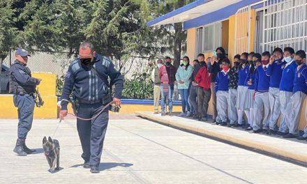Seguridad Pública de Huamantla promueve la prevención del delito en escuelas