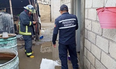 Sin afectaciones graves por lluvia, reporta PC de Huamantla
