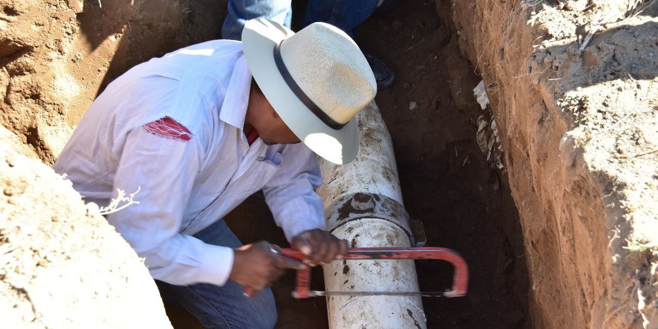 El abasto de agua está garantizado en obra que ejecuta Gobierno del Estado: CAPAMH
