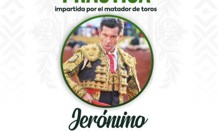 Brindará el matador de toros «Jerónimo»una clase práctica en Huamantla