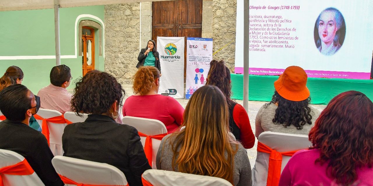Concientiza Ayuntamiento de Huamantla a funcionarios públicos sobre violencia de género