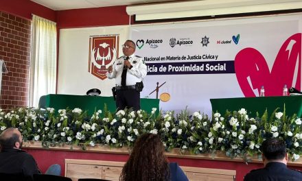 Participa Policía de Chiautempan en Foro Nacional de Justicia Cívica y Proximidad Social