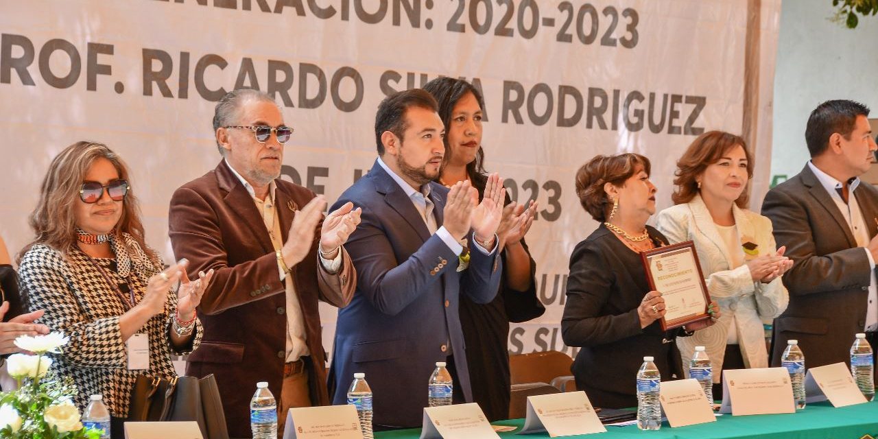 Anuncia Salvador Santos Cedillo construcción de techumbre en Secundaria Justo Sierra