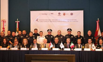 Chiautempan sede de la 4ta. Reunión Regional de la Conferencia Estatal de Directores de Seguridad Pública Municipal