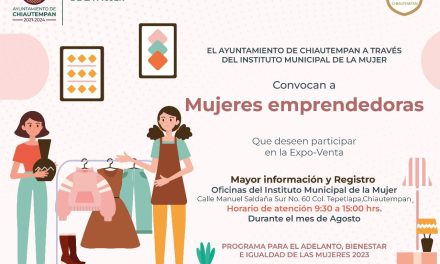 Convoca IMM Chiautempan a mujeres emprendedoras a Expo-Venta