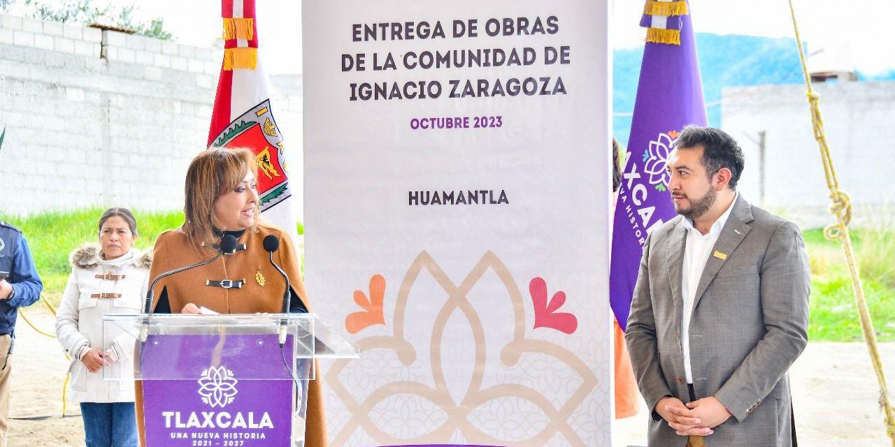 Asiste Salvador Santos Cedillo a la entrega de obras de la gobernadora en Ignacio Zaragoza