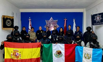 Reciben elementos del GOT de la Policía de Chiautempan capacitación internacional sobre destrezas en la función policial