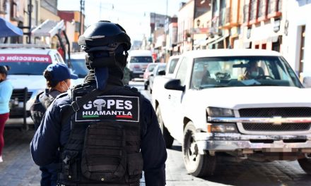 Despliega policía municipal de Huamantla operativo de seguridad por Día de Muertos