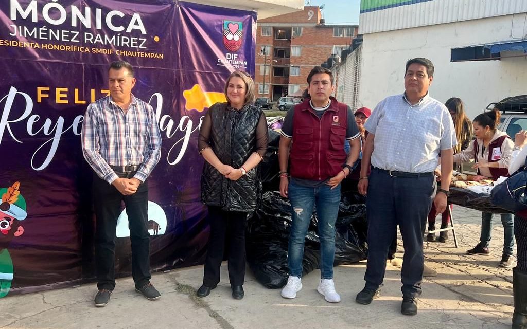 El SMDIF concluye la entrega de juguetes en el municipio de Chiautempan